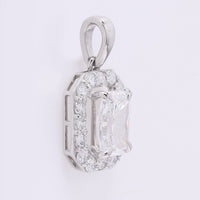2.56 Carats Lab Grown Diamond 950 Platinum Pendant