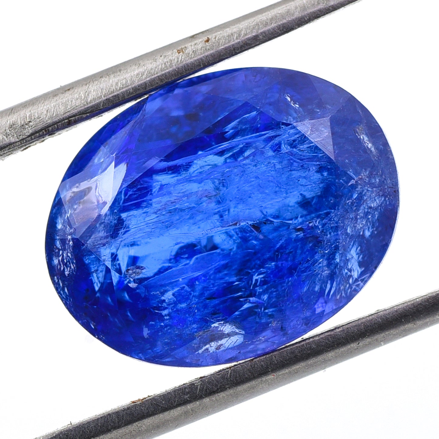 5.74 Natural Zoisite Tanzanite Oval Mixed Cut Gemstone
