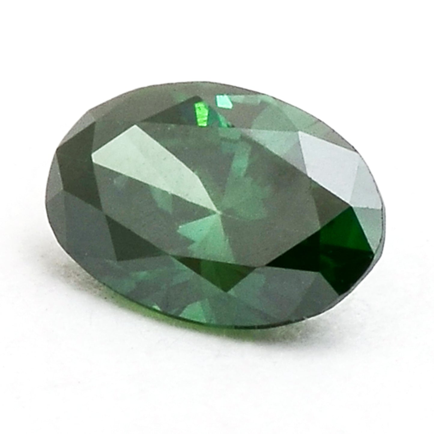 0.23 Green Diamond Oval Loose Diamond