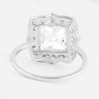 3.78 Carats Lab Grown Diamond 14K Gold Ring