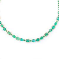 28.78 Ct Natural Emerald 14K Gold Necklace