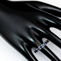 1.40 Ct Round Sapphire 14K Gold Ring