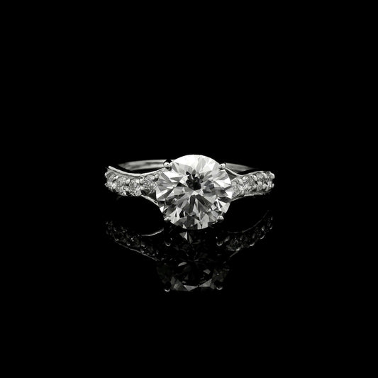2.12 Carats Lab Grown Diamond 14K Gold Ring