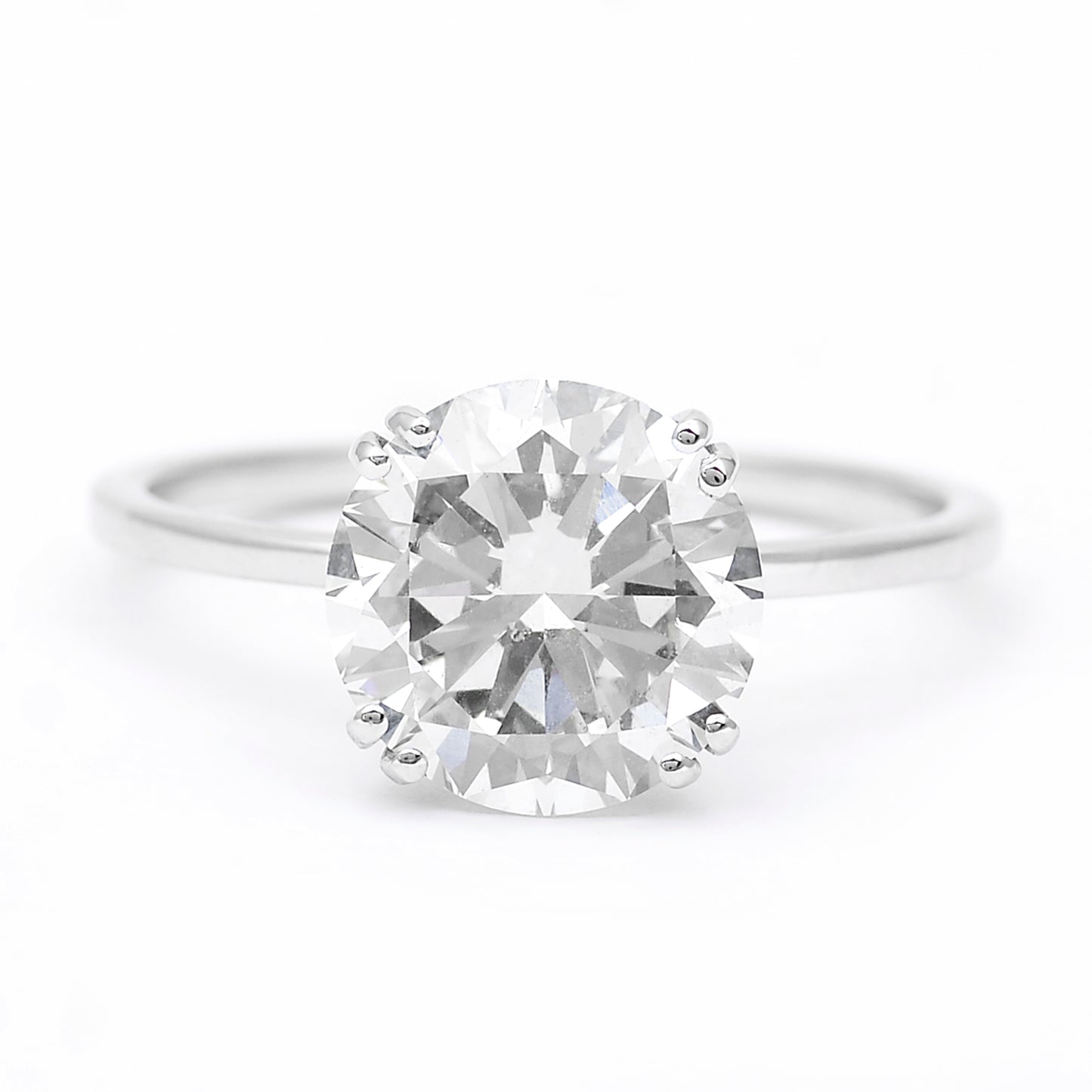 3.01 Carats Lab Grown Diamond 14K Gold Ring