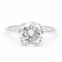 3.01 Carats Lab Grown Diamond 14K Gold Ring