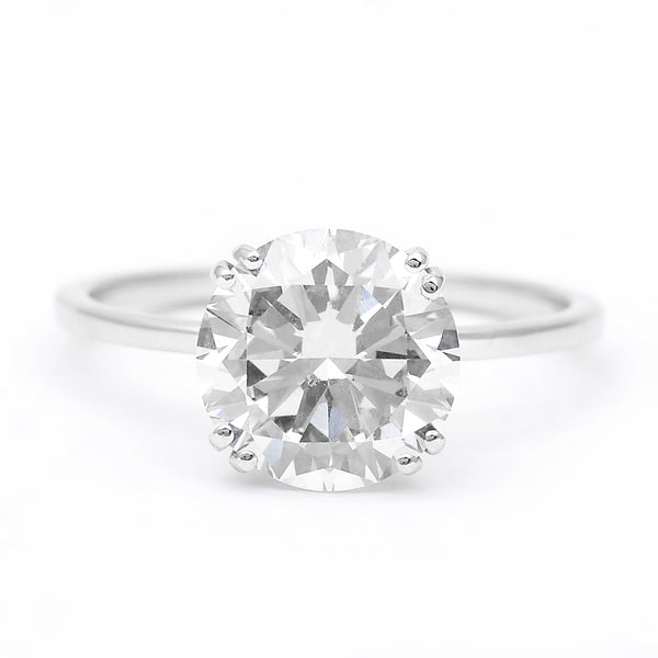 3.01 Carats Lab Grown Diamond 14K Gold Ring