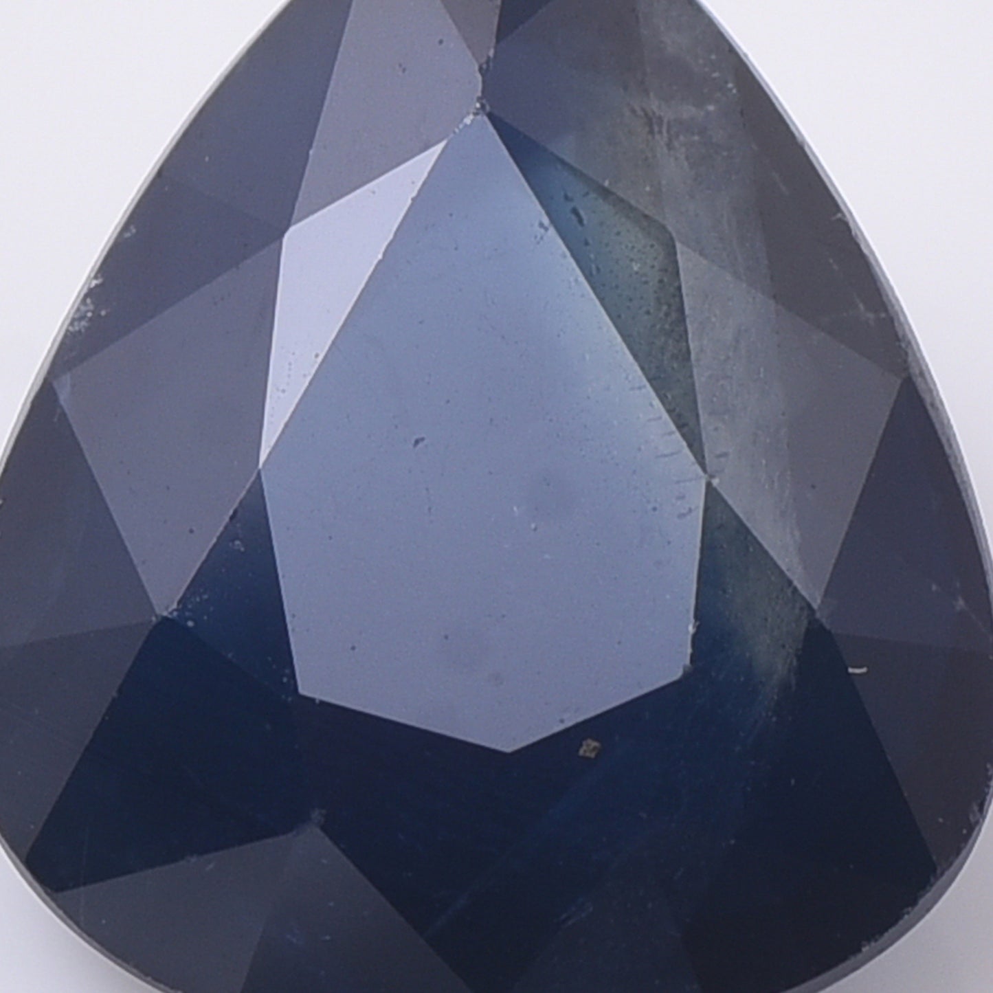 3.73 Natural Corundum Sapphire Pear Mixed Cut Gemstone