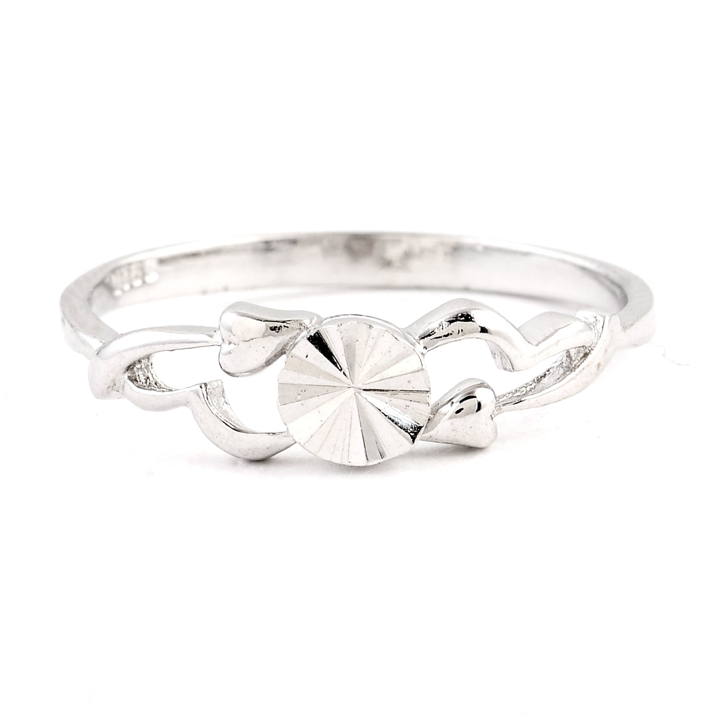 0.00 Ct Plain 925 Sterling Silver Ring