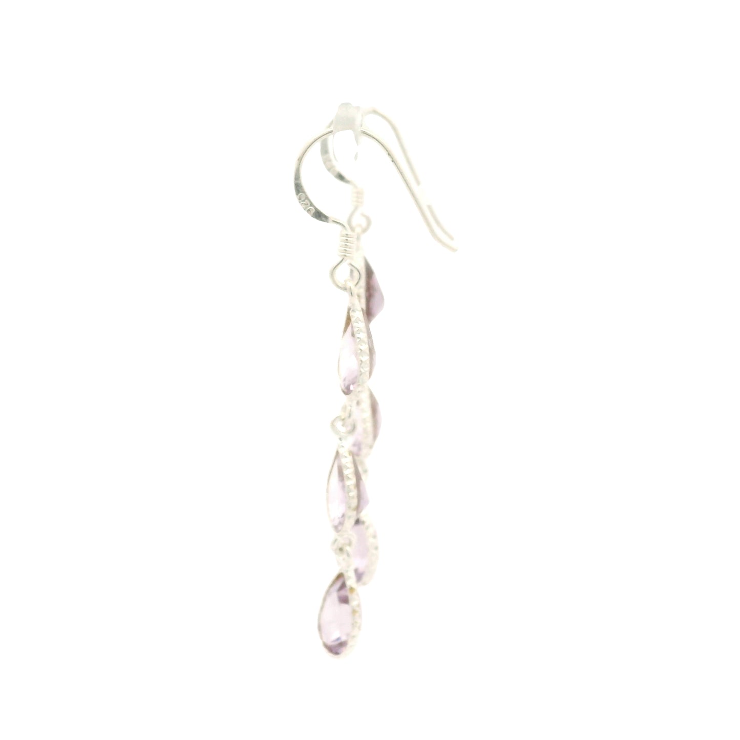 7.15 Ct Amethyst 925 Sterling Silver Earrings