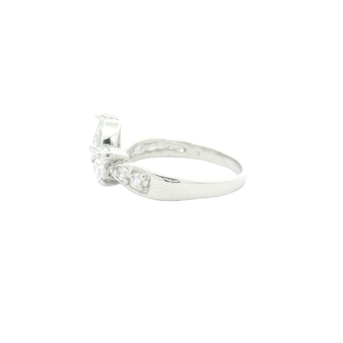 2.77 Ct Cubic Zirconia 925 Sterling Silver Ring
