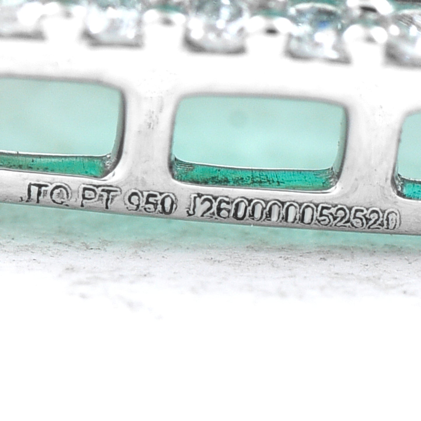 1.60 Ct Octagon Step Cut Natural Emerald 950 Platinum Pendant
