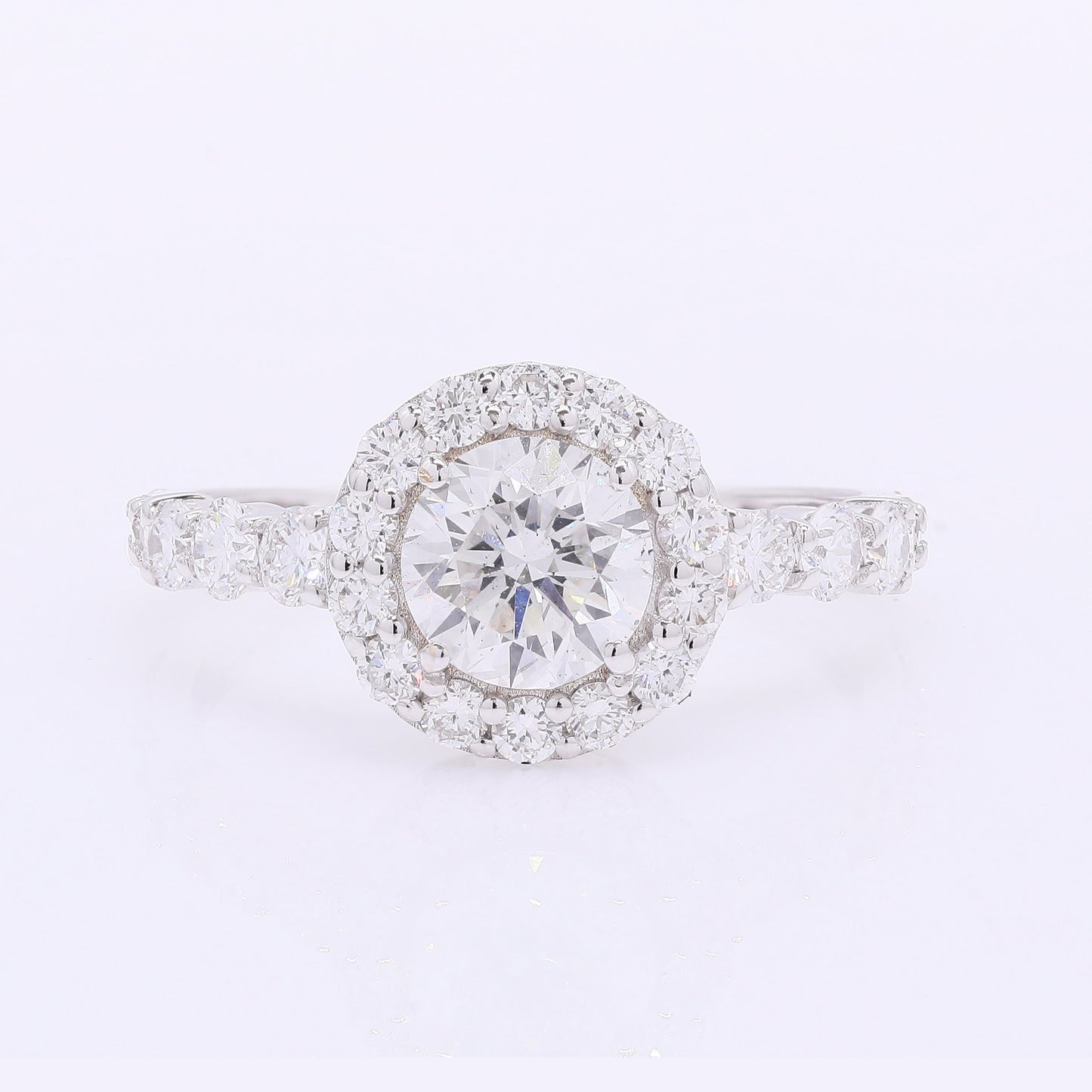 2.08 Carats Lab Grown Diamond 14K Gold Ring