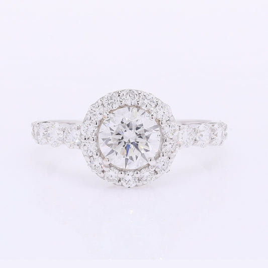 2.08 Carats Lab Grown Diamond 14K Gold Ring