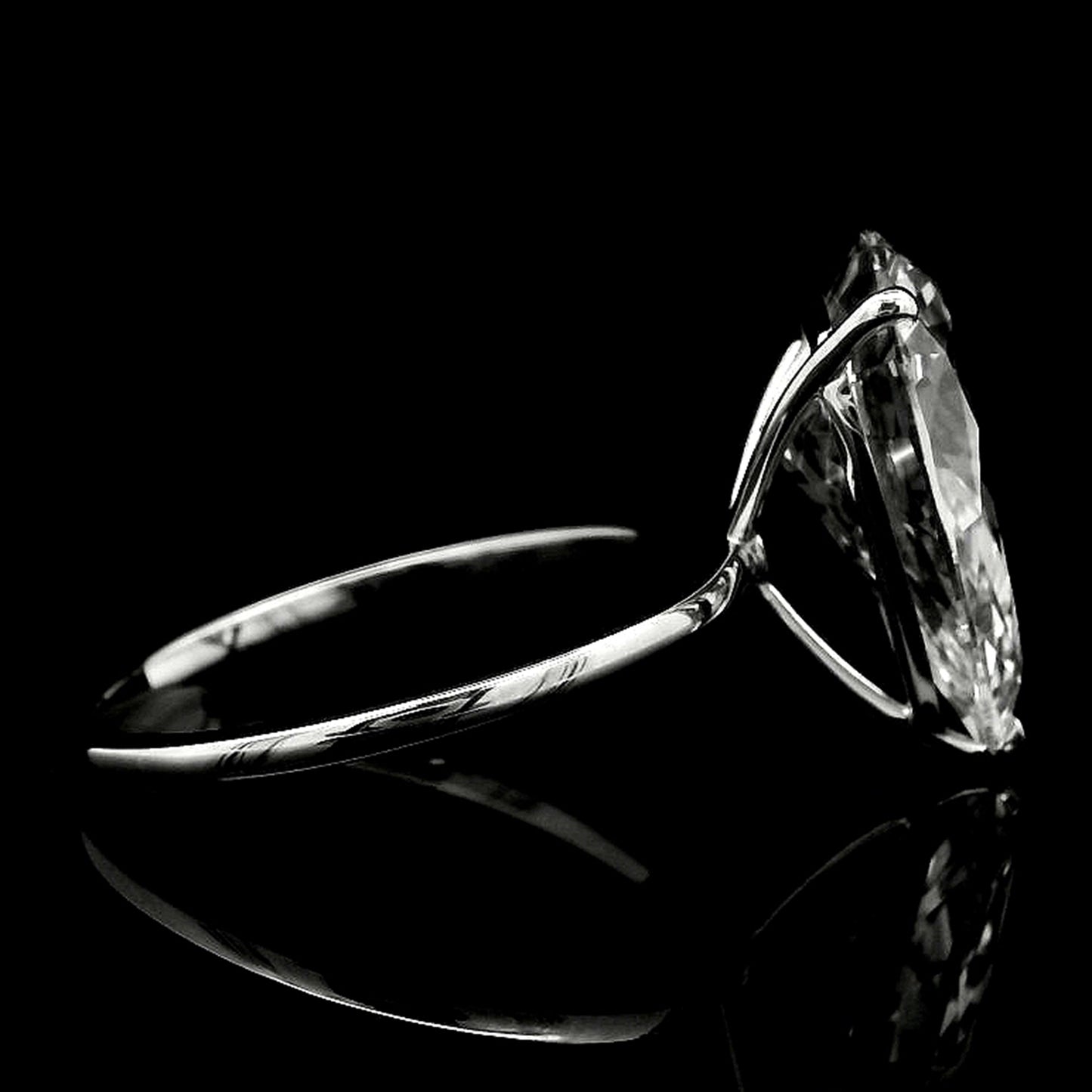 4.82 Carats Lab Grown Diamond 14K Gold Ring