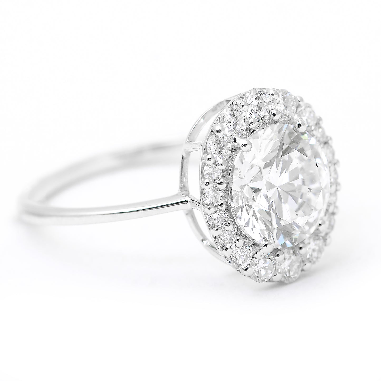 2.59 Carats Lab Grown Diamond 14K Gold Ring