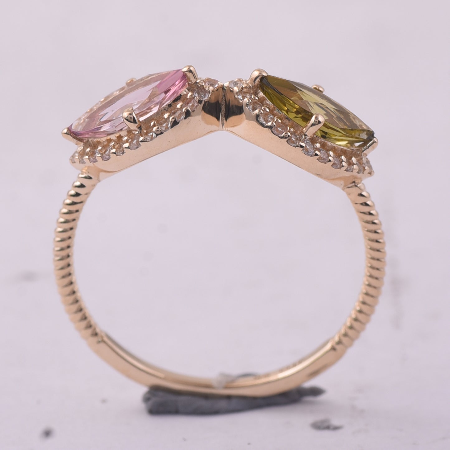 1.16 Ct Marquise Tourmaline 9K Gold Ring