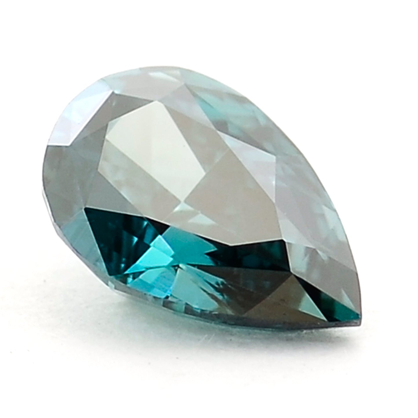 0.48 Blue Diamond Pear Loose Diamond