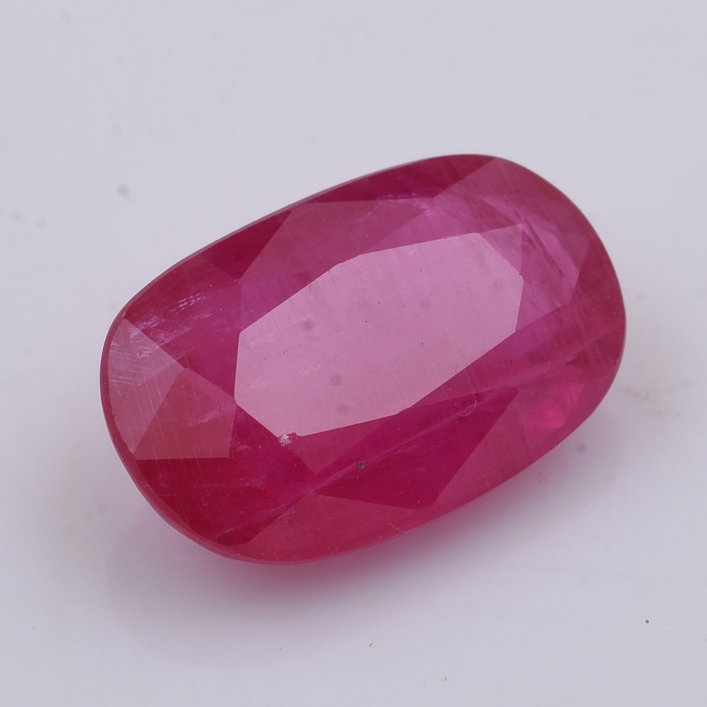 2.45 Natural Corundum Ruby Rectangular Cushion Mixed Cut Gemstone