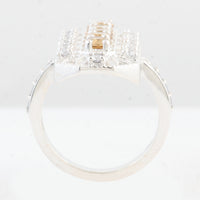 2.42 Ct Round Citrine 925 Sterling Silver Ring