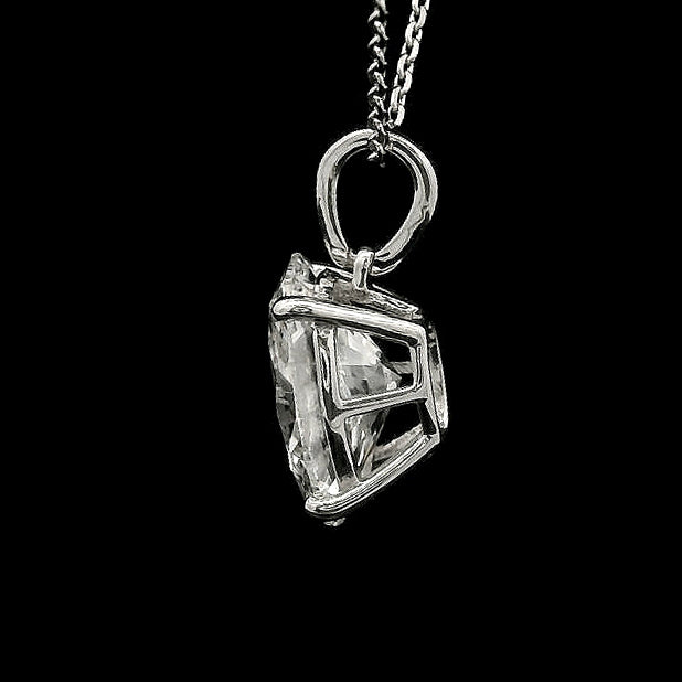 2.28 Carats Lab Grown Diamond 14K Gold Pendant