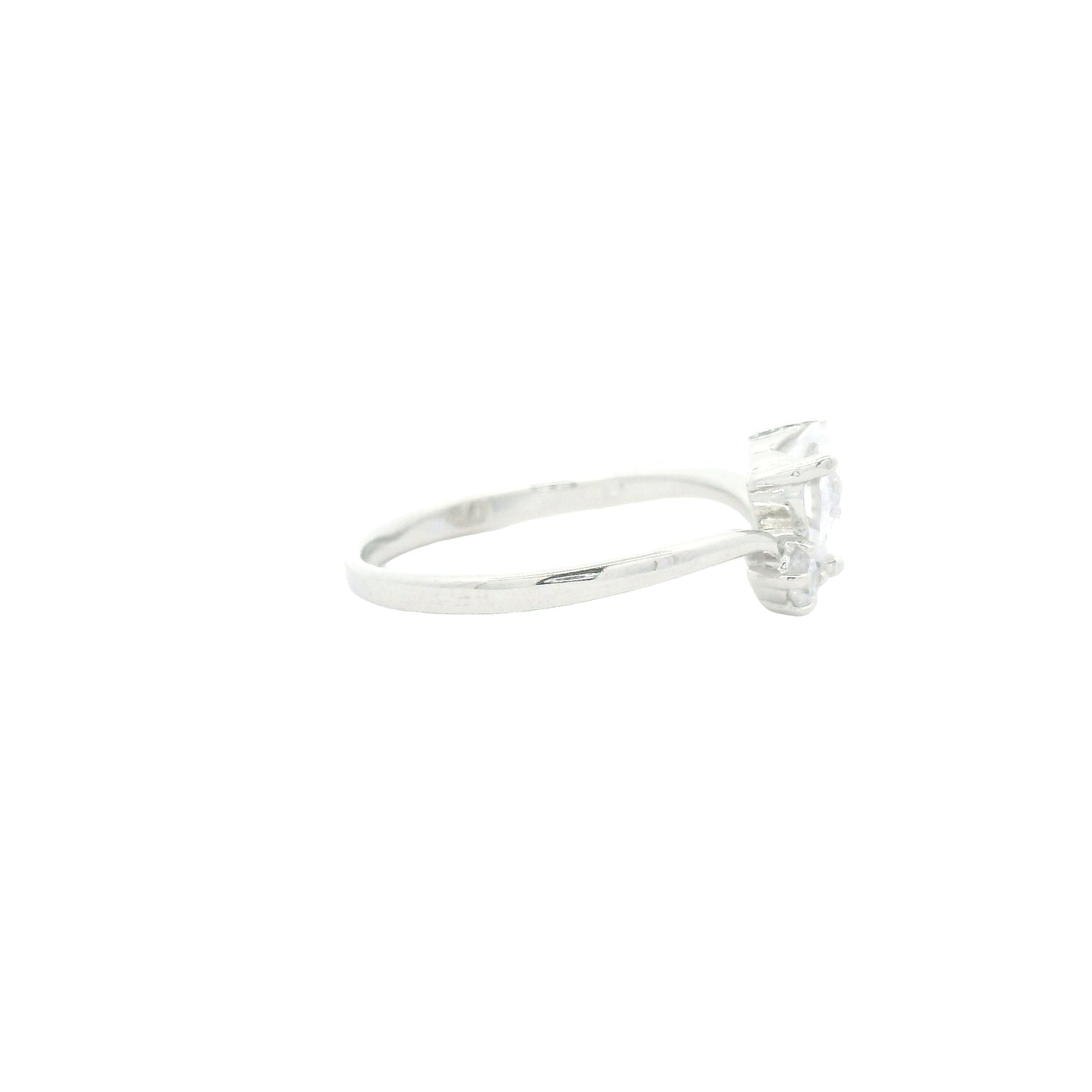 0.78 Ct Cubic Zirconia 925 Sterling Silver Ring