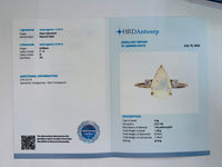 1.32 Ct Pear Cabochon Natural Opal 14K Gold Ring