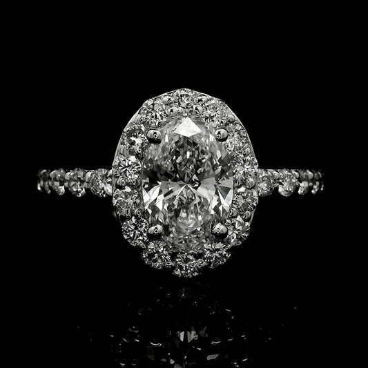 1.90 Carats Lab Grown Diamond 14K Gold Ring