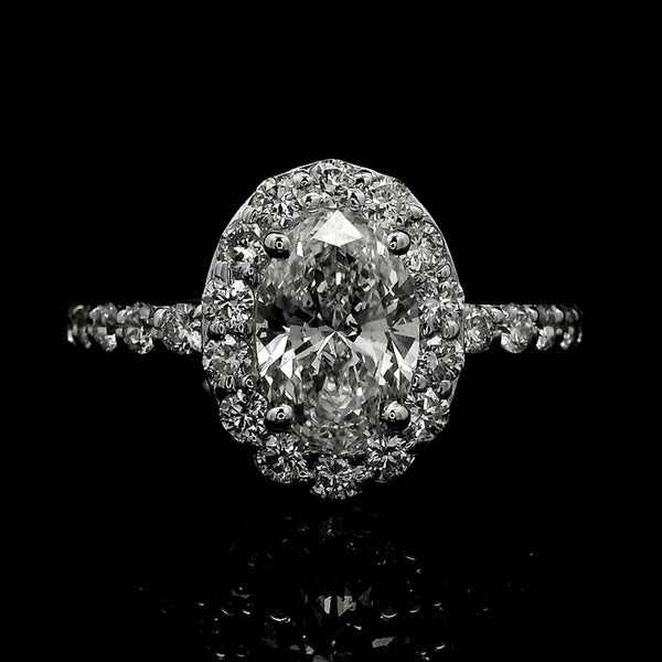 1.90 Carats Lab Grown Diamond 14K Gold Ring