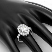 3.17 Carats Lab Grown Diamond 14K Gold Ring