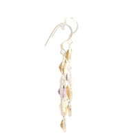 11.13 Ct Citrine, Amethyst 925 Sterling Silver Earrings