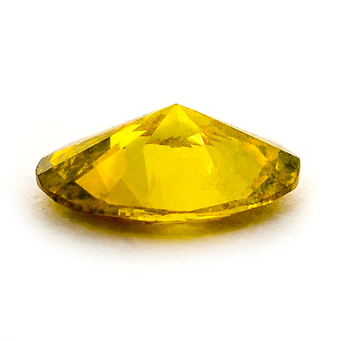 0.34 Yellow Diamond Oval Loose Diamond