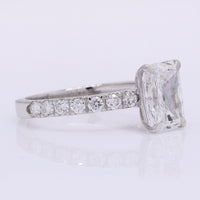 2.39 Carats Lab Grown Diamond 950 Platinum Ring