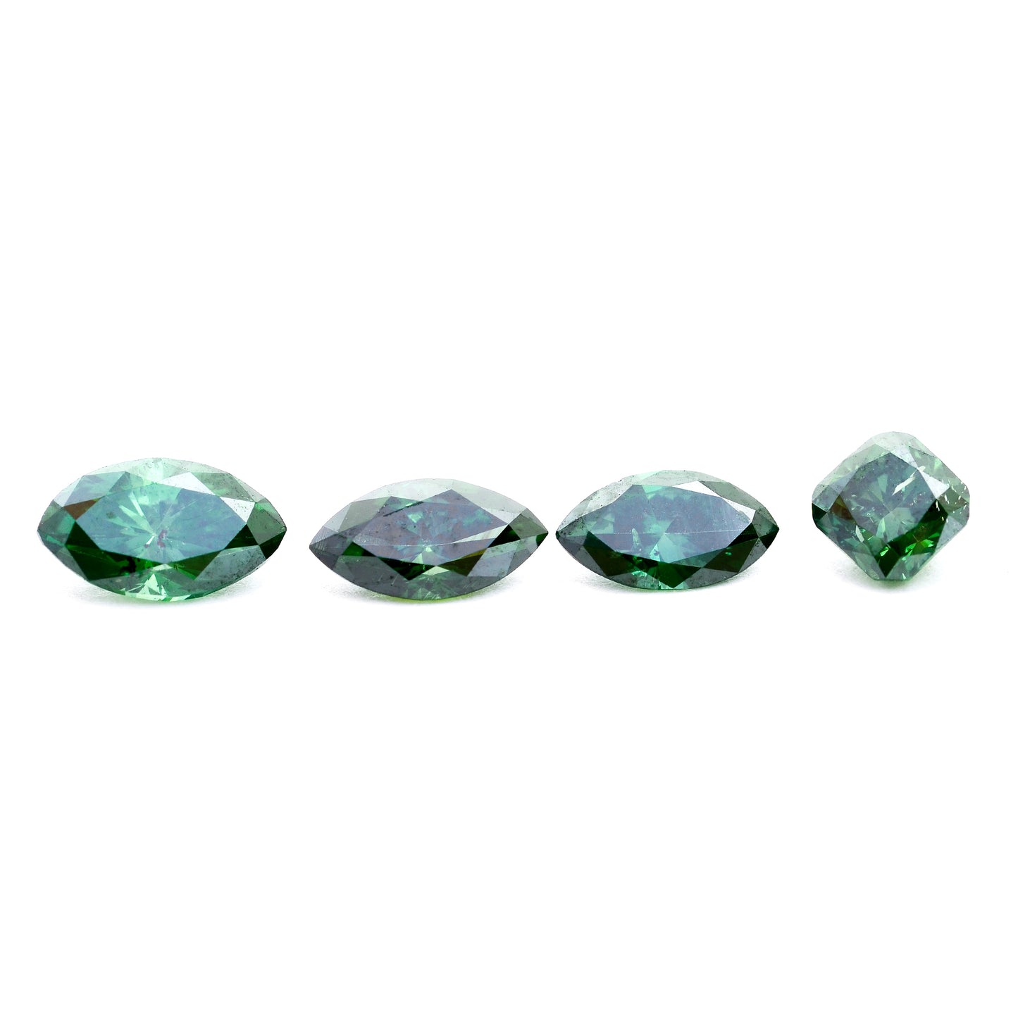 1.43 Green Diamond Marquise, Octagon Loose Diamond