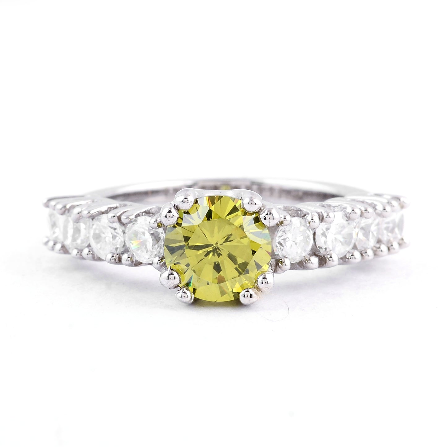 5.38 Ct Cubic Zirconia 925 Sterling Silver Ring