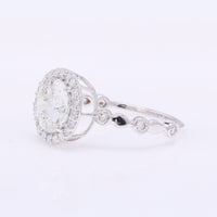 2.41 Carats Lab Grown Diamond 14K Gold Ring