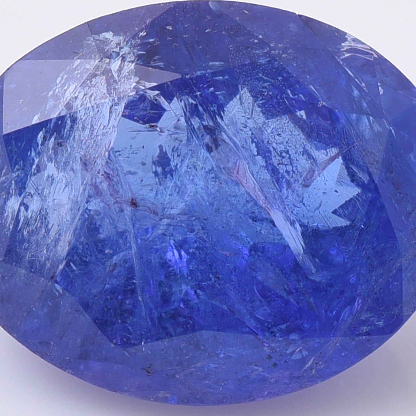 6.06 Natural Zoisite Tanzanite Oval Mixed Cut Gemstone