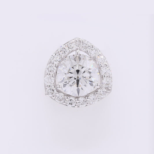 2.05 Carats Lab Grown Diamond 14K Gold Pendant