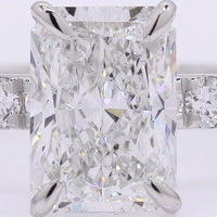 2.46 Carats Lab Grown Diamond 950 Platinum Ring