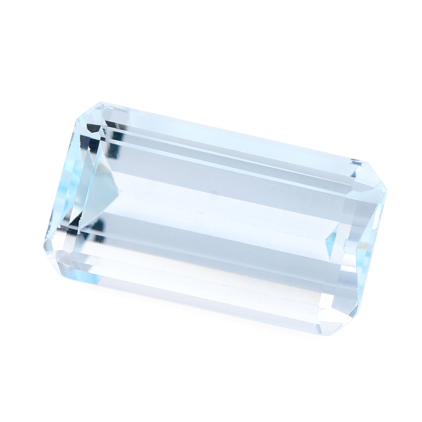 4.39 Natural Beryl Aquamarine Emerald Cut Gemstone
