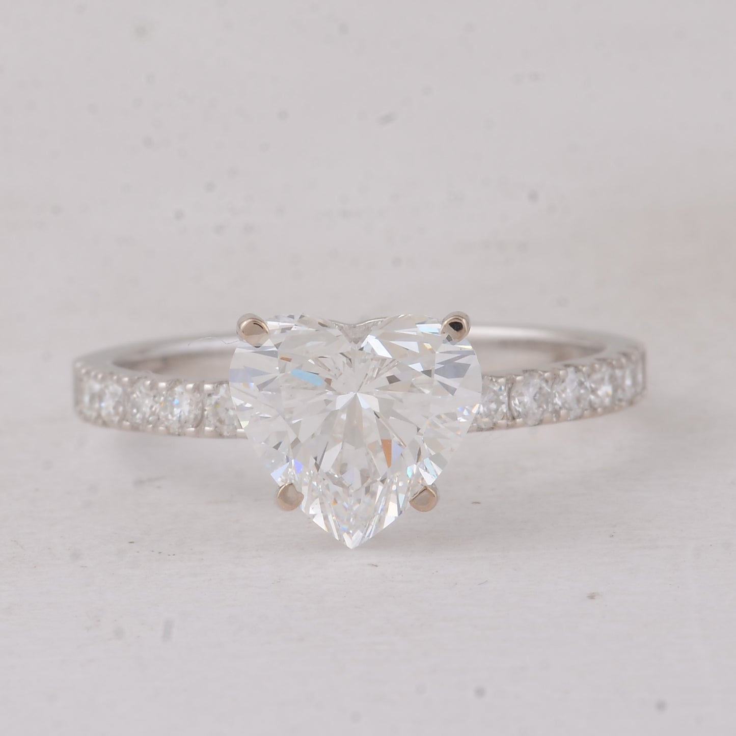 2.42 Carats Lab Grown Diamond 14K Gold Ring