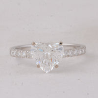 2.42 Carats Lab Grown Diamond 14K Gold Ring