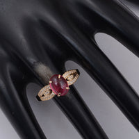 1.82 Ct Oval Tourmaline 9K Gold Ring