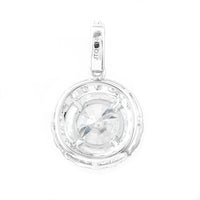 3.20 Carats Lab Grown Diamond 14K Gold Pendant
