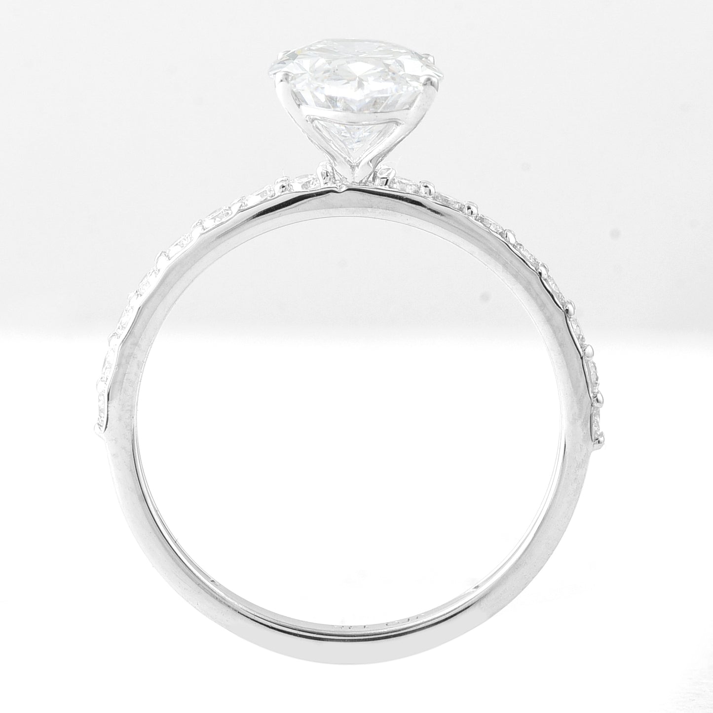 2.33 Carats Lab Grown Diamond 14K Gold Ring