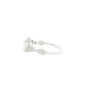1.35 Carats Lab Grown Diamond 14K Gold Ring