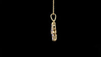 1.30 Ct Marquise Tanzanite 14K Gold Pendant