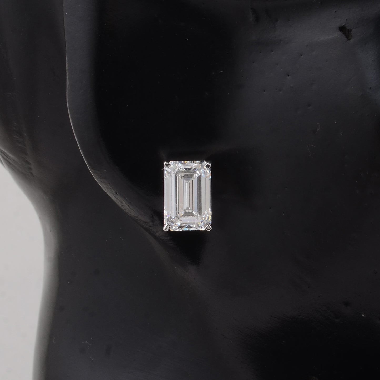 5.08 Carats Lab Grown Diamond 14K Gold Earrings