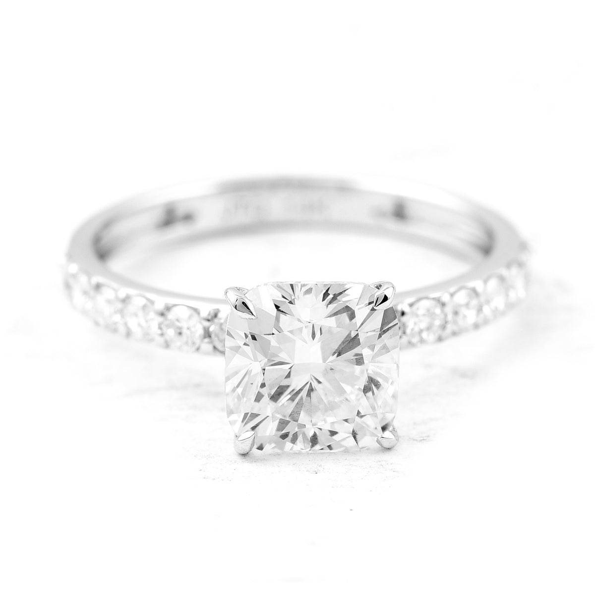 2.31 Carats Lab Grown Diamond 14K Gold Ring