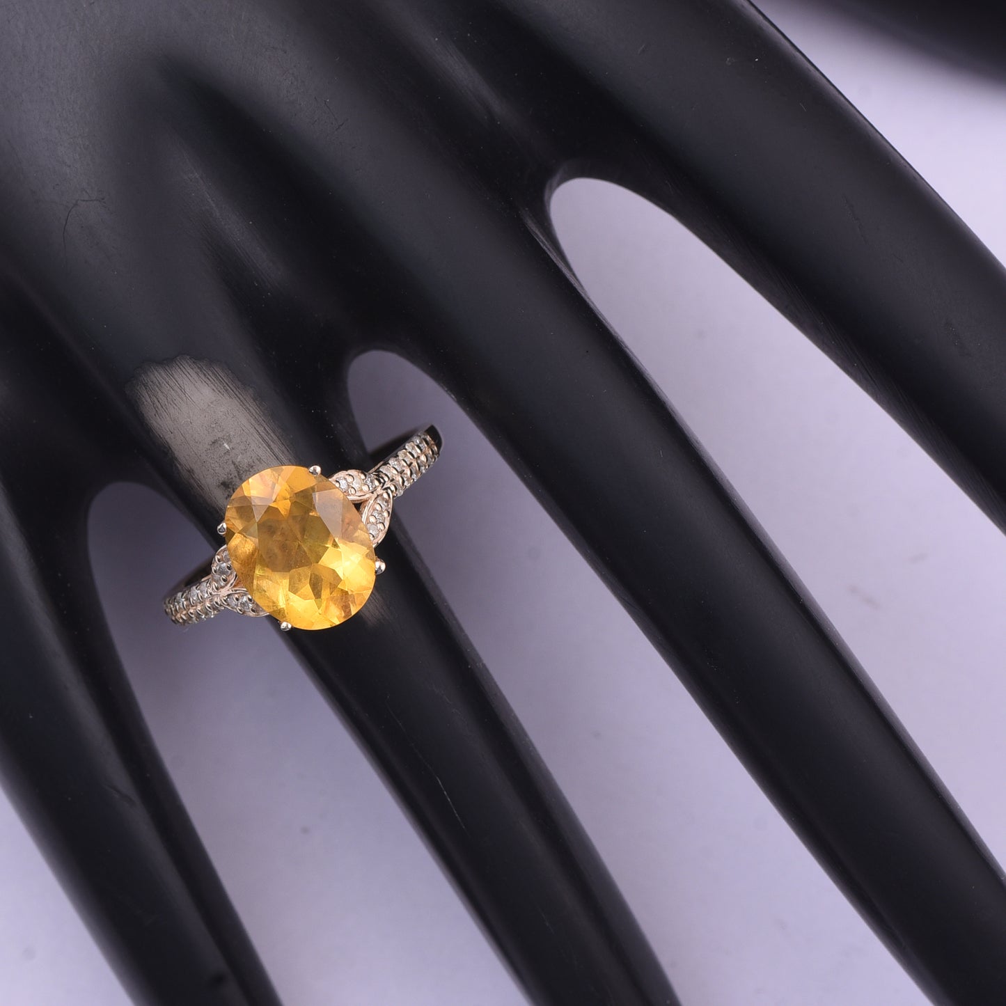 1.85 Ct Oval Fire Opal 9K Gold Ring
