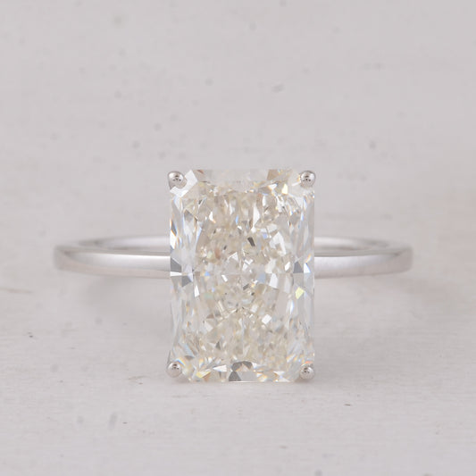 3.05 Carats Lab Grown Diamond 14K Gold Ring